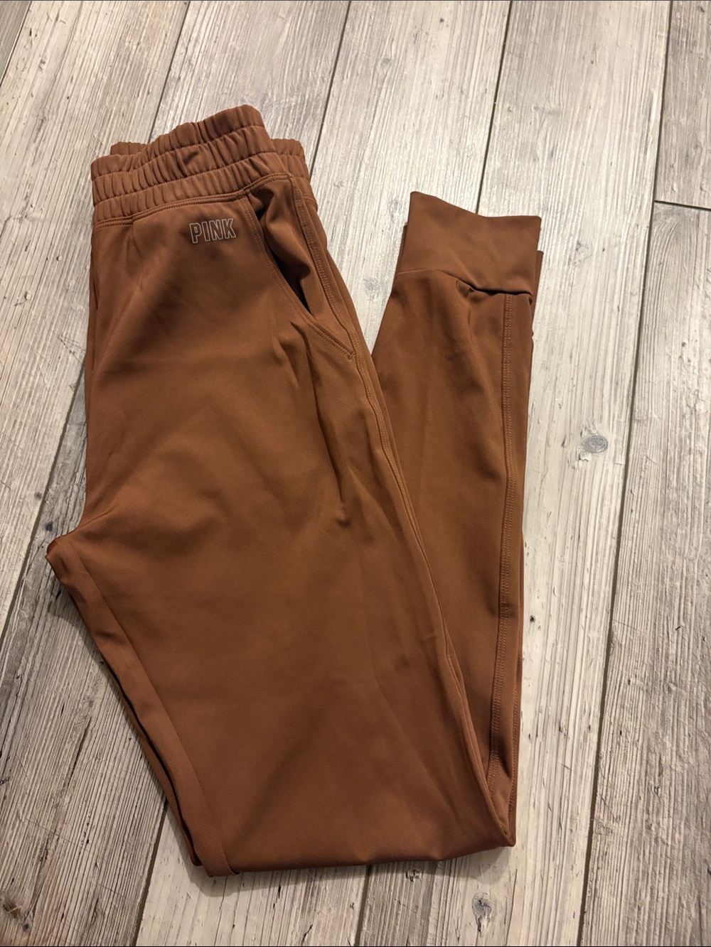 NWOT PINK Victoria's Secret Girls' Brown Joggers xs